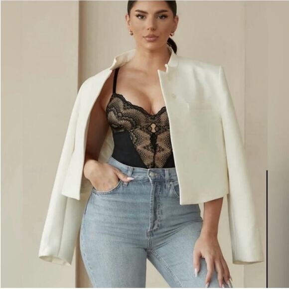 NWT PINSY Sculpting Lace Shapesuit Shapewear Large #3 - Picture 1 of 6